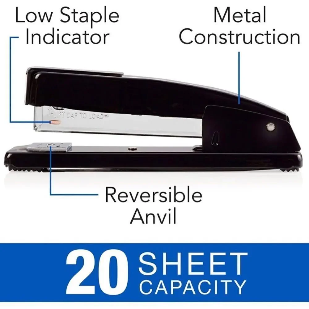 Swingline Commercial Desk Stapler, Black-2 for the price of 1!